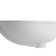 BOCCHI Parma 17.7'' Fireclay Oval Bathroom Sink with Overflow