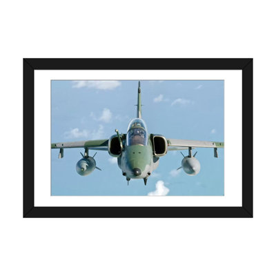 « a embraer brésilien air force a-1b dégonfle par le ciel au-dessus du brésil i », reproduction de photo sur toile