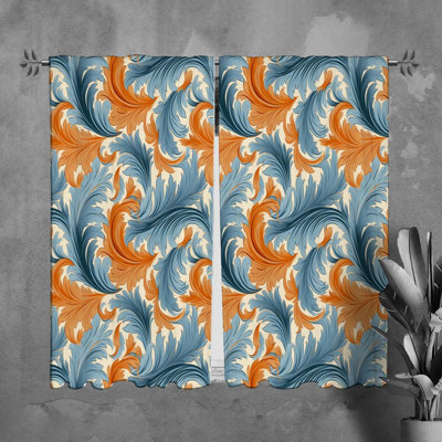 Paire de rideaux obscurcissant en polyester Mikinzie
