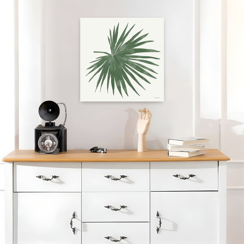 Palmier tropical avec éventail de palmiers tropicaux, H 18 po x l 18 po