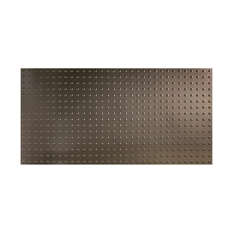 Panneau mural 3D 48 "x 96", Nickel brossé