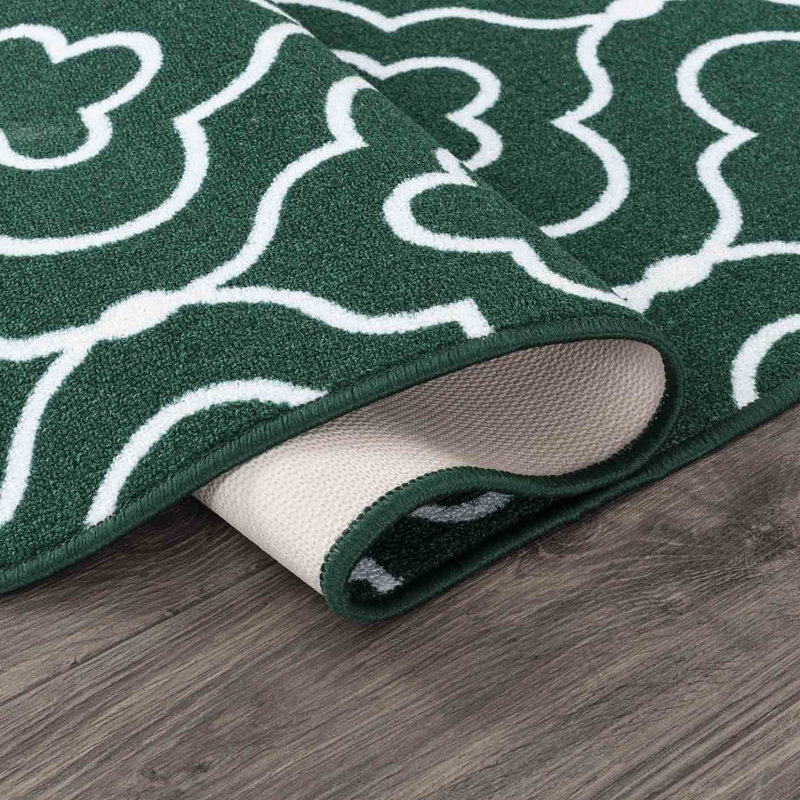 Havana Club Floral Trellis Anti Slip Washabale Hallway-Passage Corridor Kitchen Non Slip Doormats, Rectangle 40 x 60 cm