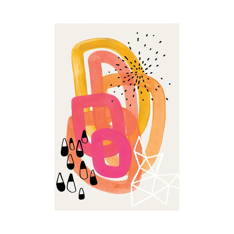 Retro 70's Party by EnShape - Wrapped Canvas Print, 66.04 cm H x 45.72 cm W x 3.175 cm D