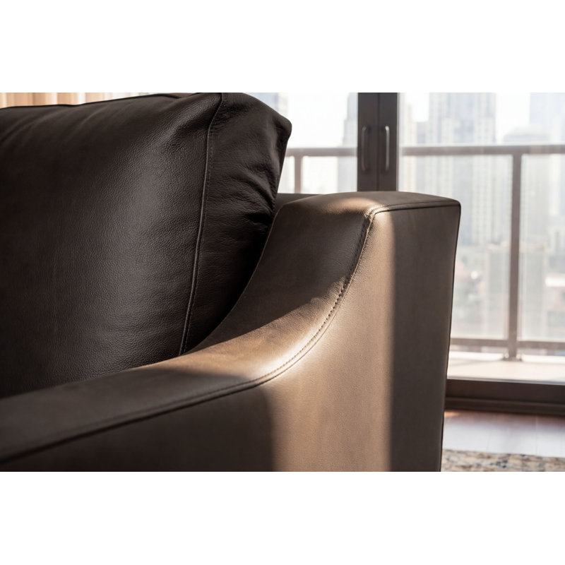Paris Sofa, Brown Leather