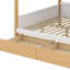 Lit superposé avec conception de cabane et rangement sous l'escalier pour des chambres ludiques-525019699-525019696