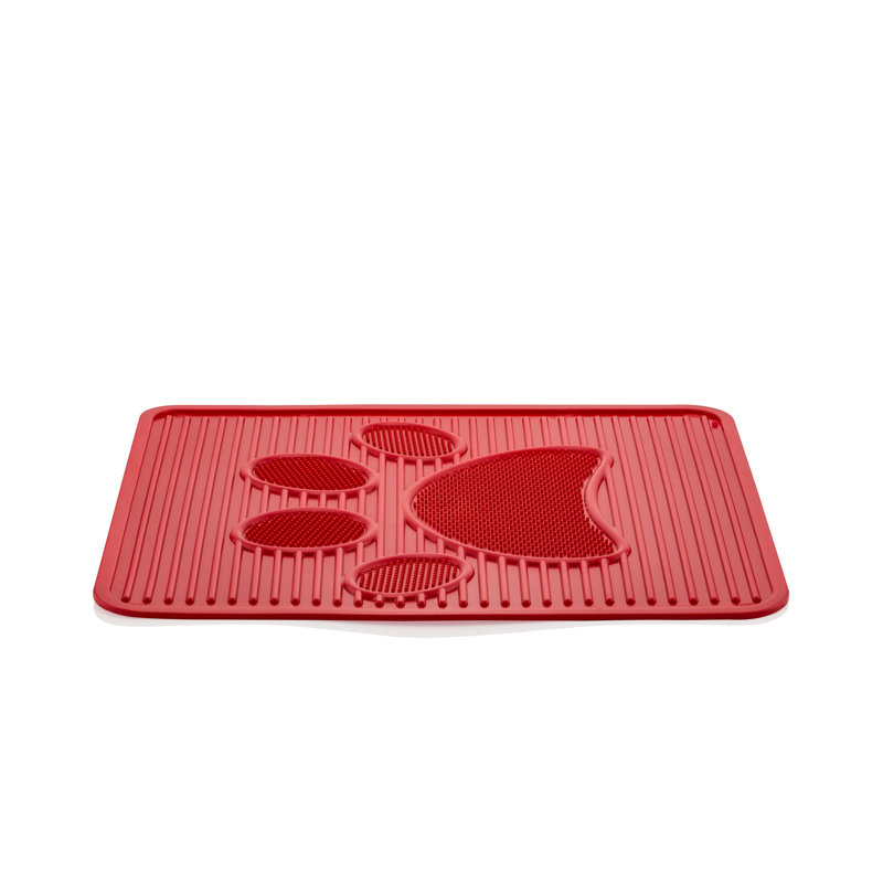 Tapis pour litière Faulk, Rouge