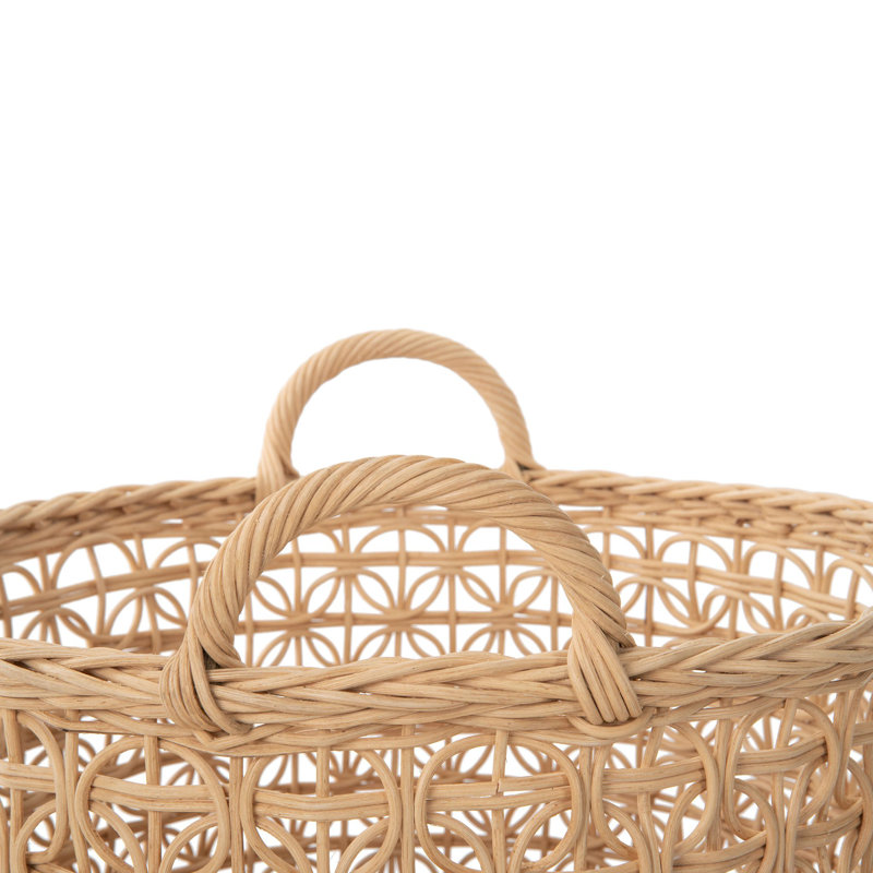 Laundry Basket with Handles, 18.5" H x 18" W x 18" D