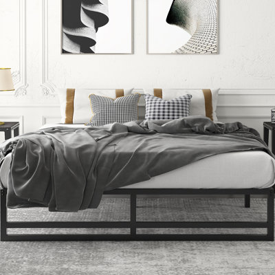 Aula 14'' Metal Platform Bed