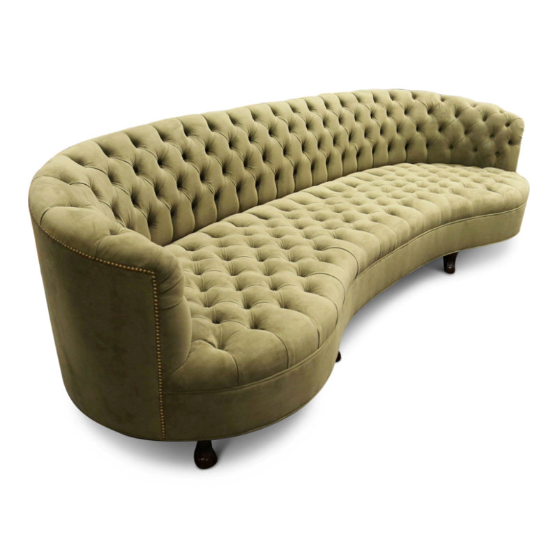 Vaughn Velvet Tufted Sofa