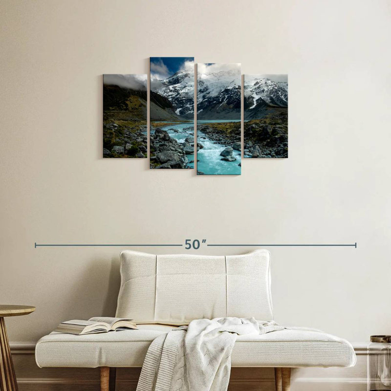 Hooker River Scenery, 22"H x 36"W