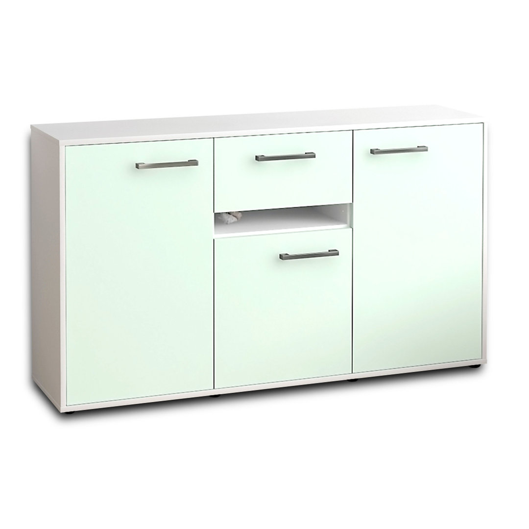 Sideboard Dorina, (136 x 79 x 35 cm), mit Metallgriffen