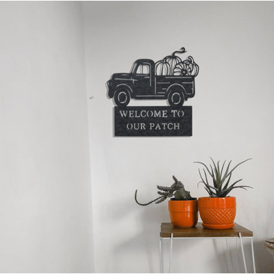 Welcome To Our Patch Wall Décor