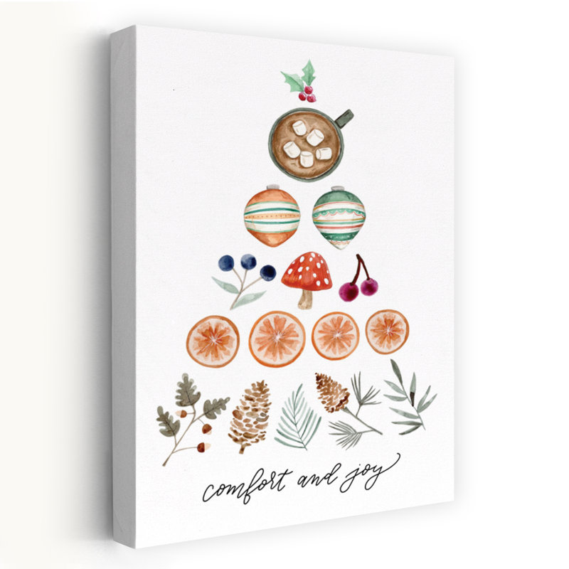Cozy Christmas Vibes, arbre de Noël contemporain, pin, architecture naturelle, art, H 48 po x l 32 po