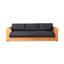Ensemble de conversation pour patio 5 personnes avec coussins Leon Eucalyptus