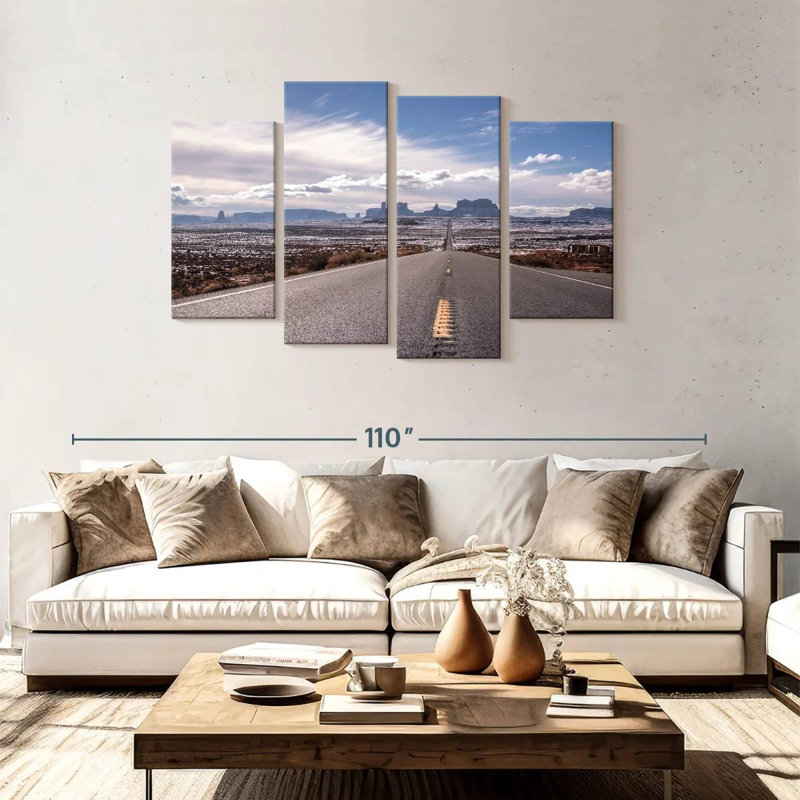 Mehar Travel To Monument Valley, 48" H x 75" W