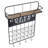 Black Floating Coffee Bar Shelf with Coffee Pod Holder, Hooks and Storage Shelf