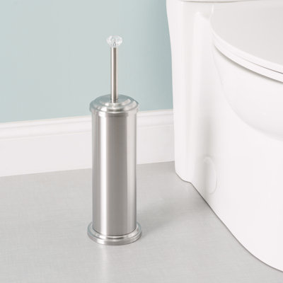  Porte-brosse autoportant en métal 16,9 po H