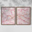 «Rose Marble I», reproduction encadrée de qualité supérieure - prête à être accrochée - aucun clou requis - aucun clou requis-1790749564-1790749561