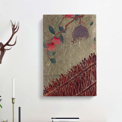 Wasps Nest by Shibata Zeshin - Wrapped Canvas