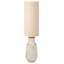 Lampe sur pied en céramique avec abat-jour en lin Kyondra, sable