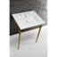 Lavabo console en laiton Kingstonian de 25 pouces avec pieds en laiton Kingston (8 pouces, 3 trous)-50890445
