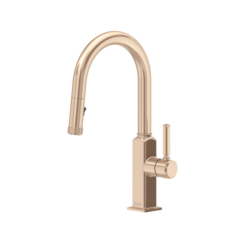 Apothecary Pull-Down Bar/Food Prep Kitchen Faucet, Vintage Gold