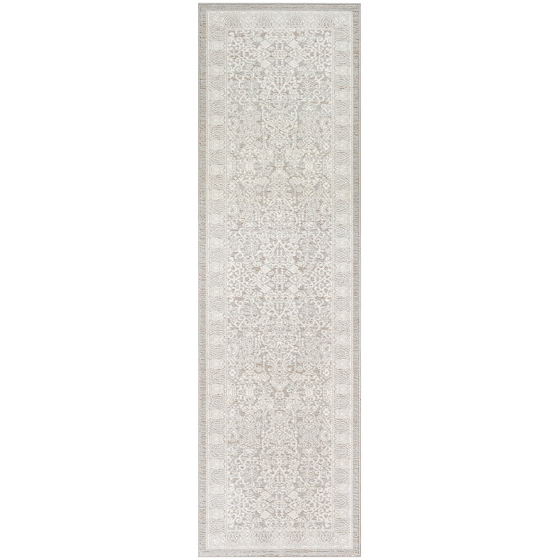 Tapis ivoire Bungalow Bungalow, Tapis de couloir 2 pi 2 po x 7 pi 6 po