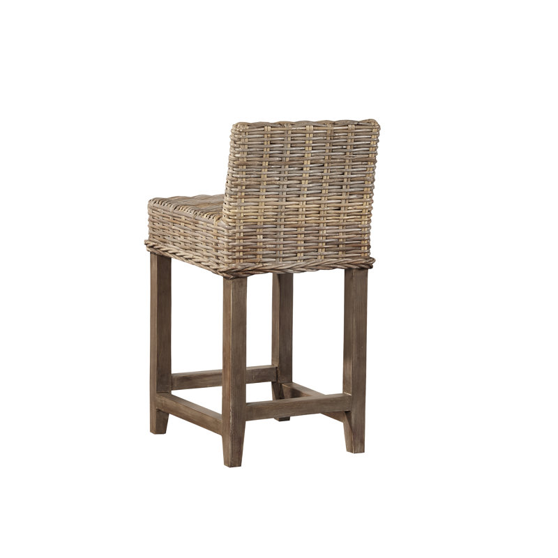 Baxter Stool with Solid Wood Frame
