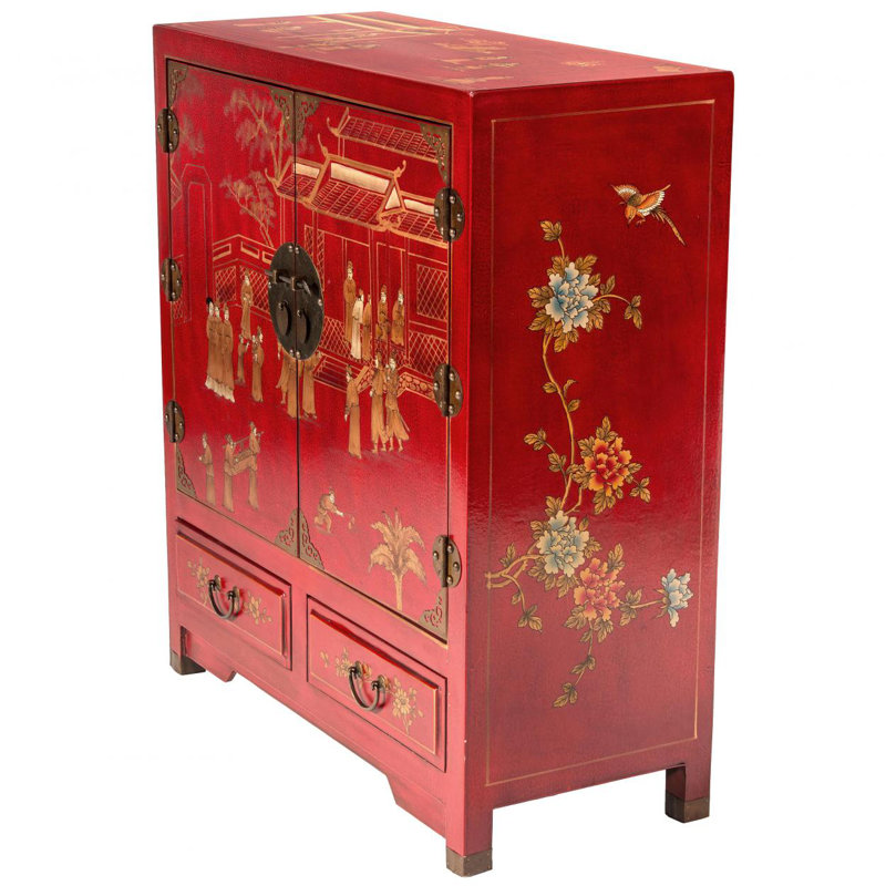 Solid Wood 2 - Door Accent Cabinet