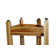 EcoDecors, Snazzy Corner, Teak Shower Stool, Teak Shower Bench, Teak Bench Shower, Teak Corner Shower Bench, Teak Shower Bench for Inside Shower, Extended Height Teak Bench, 23" Height
