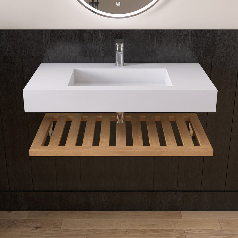 Ensemble de meuble-lavabo mural 35 po