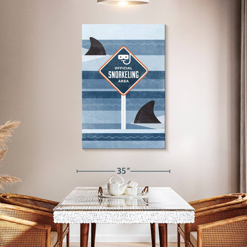 Senne Official Snorkeling Area, 24" H x 16" W
