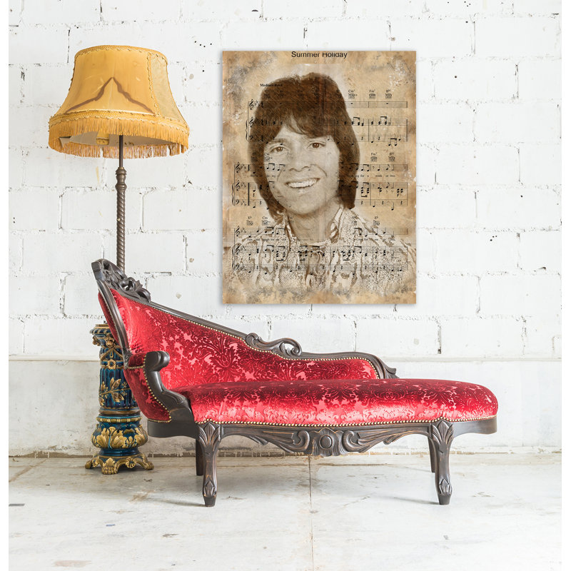 Summer Holiday Cliff Richards No.2 Music Artists & Lyrics Collection - Art Prints, 39.4cm H x 29.5cm W x 0.11cm D, Metal