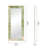 Suna 35 in. x 79 in. Natural Stone Rectangular Framed Mirror