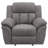 Charcoal Upholstered Power Glider Recliner