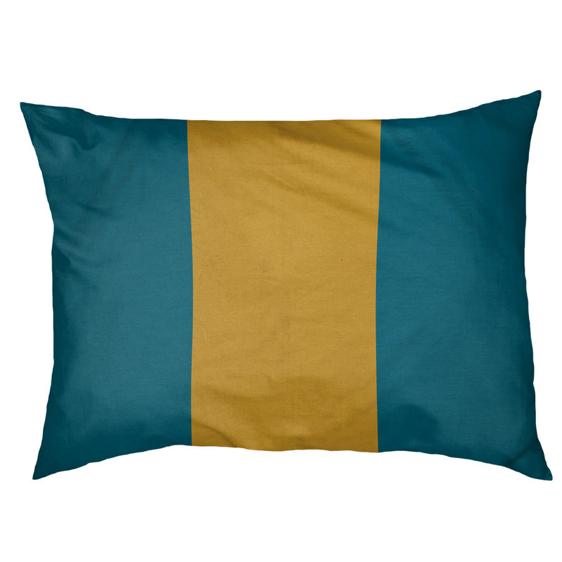 Coussin d'extérieur pour chien Maryland, Aqua / Or, Grand (l 40 po x P 30 po x H 14 po)
