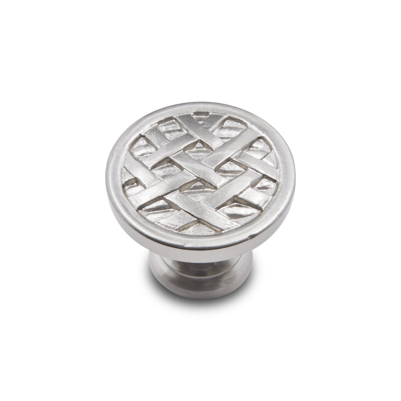 CK Series 1 1/2" Diameter Mushroom Knob, Satin Nickel (Pewter), Small