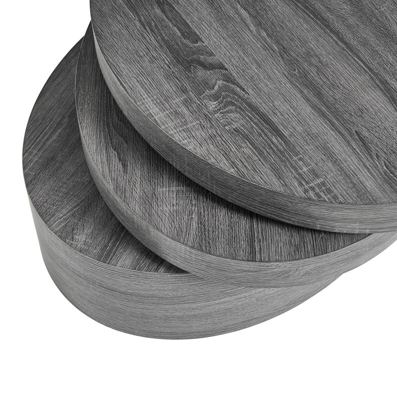 Table basse rotative Modernesque - Noir mat