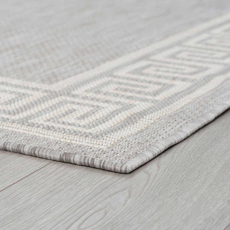 Tapis gris Edna, Rectangle 5 pi 3 po x 7 pi 3 po