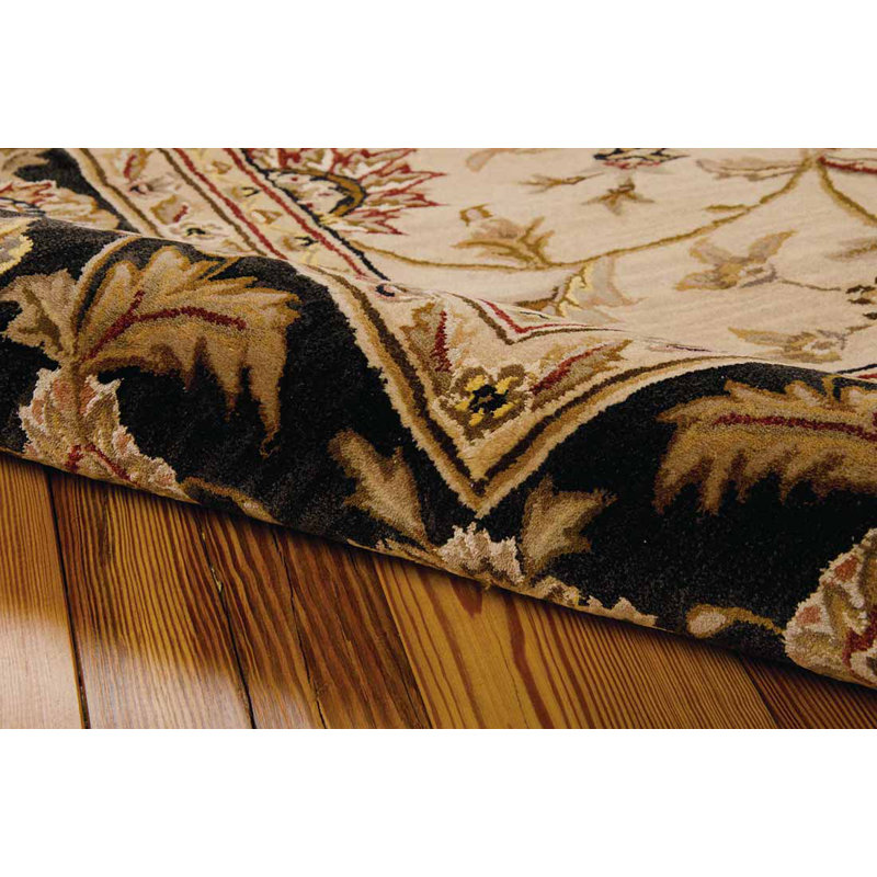 Deguzman Wool Oriental Indoor Rug, Oval 7'6" x 9'6"
