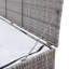 Hayots Garden Storage Box Grey 150x100x100 cm Poly Rattan