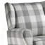 Fauteuil coulissant en tissu avec pivot