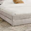 Très grande base de lit tapissier avec tissu en chenille épais, tête de lit moelleuse, conception moderne et solide soutien structurel-1573965154