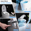 Toilette allongée intelligente sans réservoir avec bidet, chasse double automatique 1,1 / 1,28 gallon par chasse d'eau, siège chauffant, laveuse / sécheuse chaude, chasse au pied, veilleuse, fermeture douce, télécommande-126170136