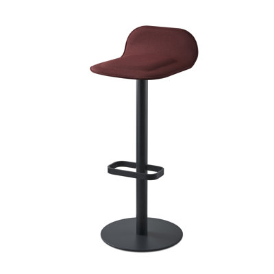 Kyun Upholstered Counter Stool with Metal Frame