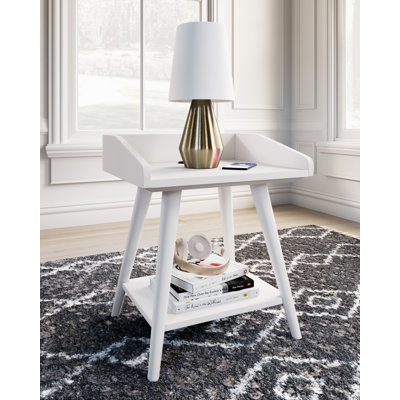 Elyssa Top End Table with Storage