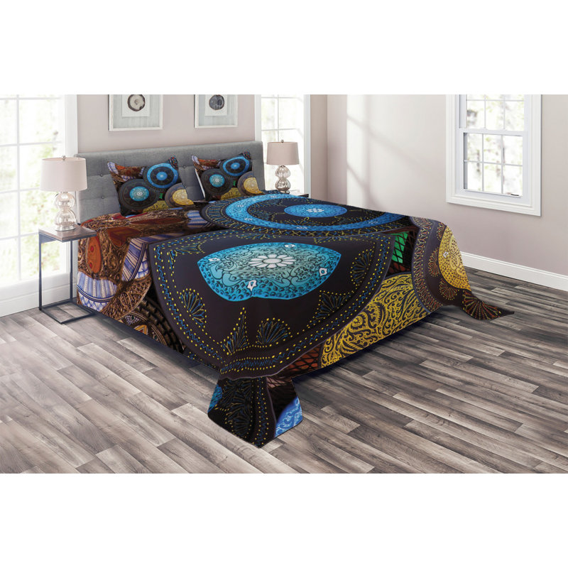 Eclectic Polyester Coverlet