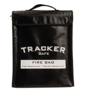 Tracker Safe Silicone Fiberglass/Aluminum Foil Cash Bag for Safes