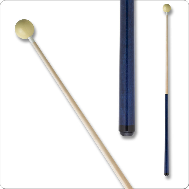 Junior IPJRC Training Cue With Attached Ball - 44in - Blue