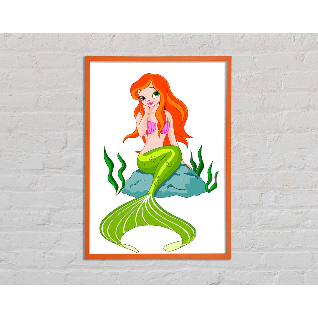 Chrissy Mermaid Beauty - Einzelner Bilderrahmen Kunstdrucke